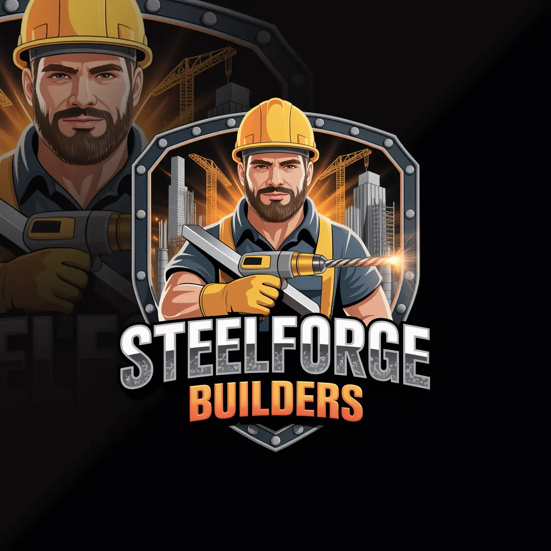 SteelForge Builders — Logos
