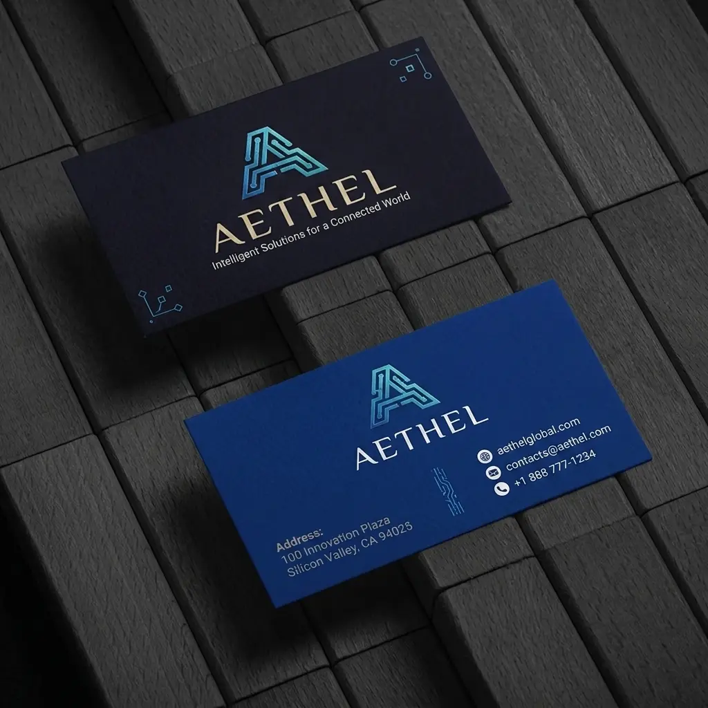 AETHEL stationery — Business cards