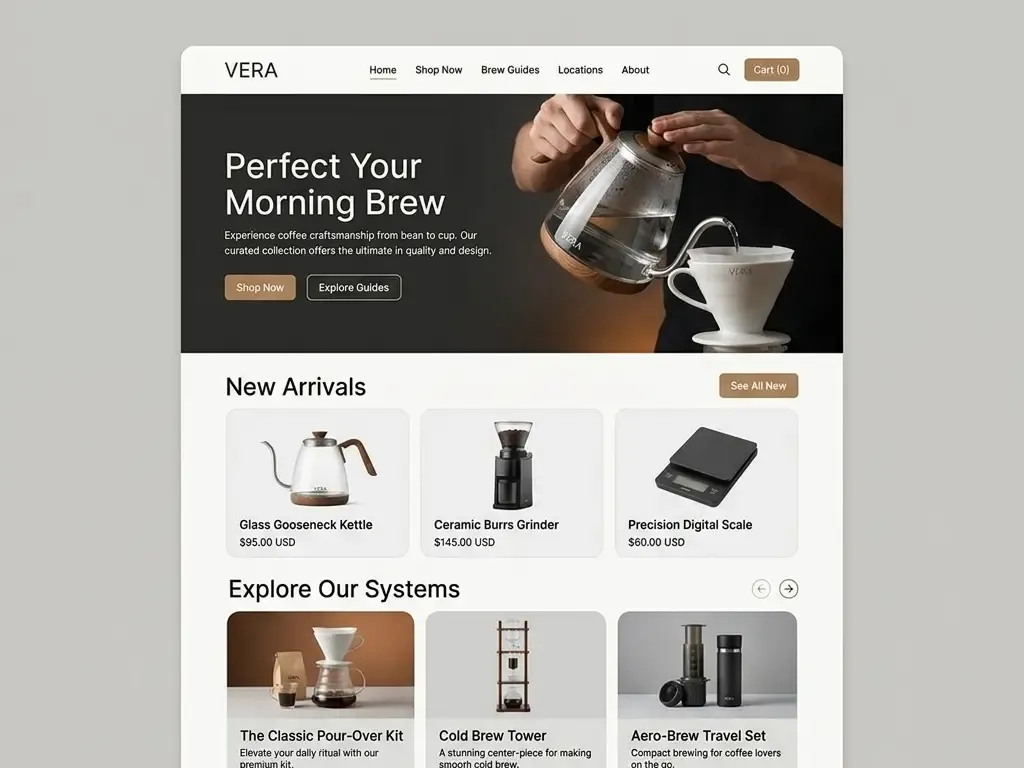 Specialty Coffee Brand System — Branding case study cover