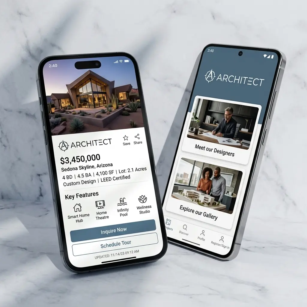 Property Listing & Lead Portal — Listing detail page